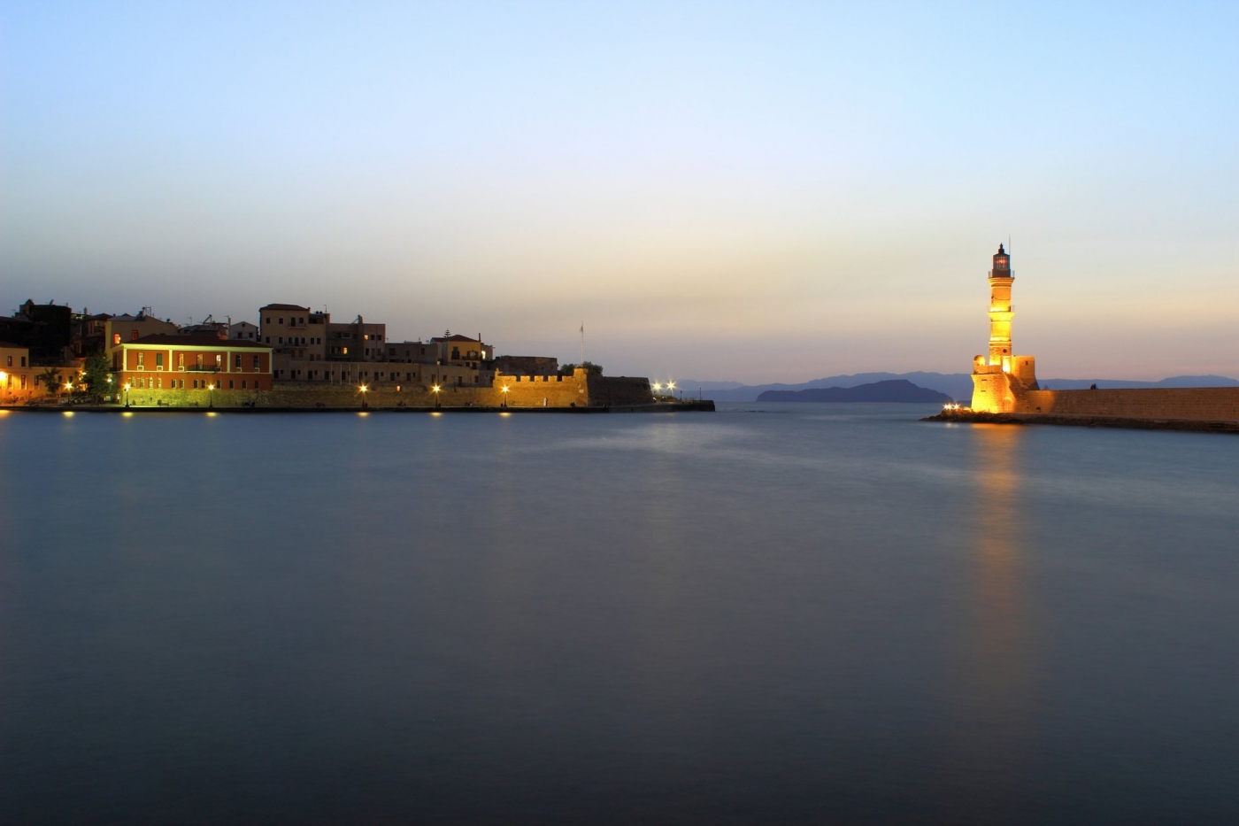 Chania port - Vrete island, Greece