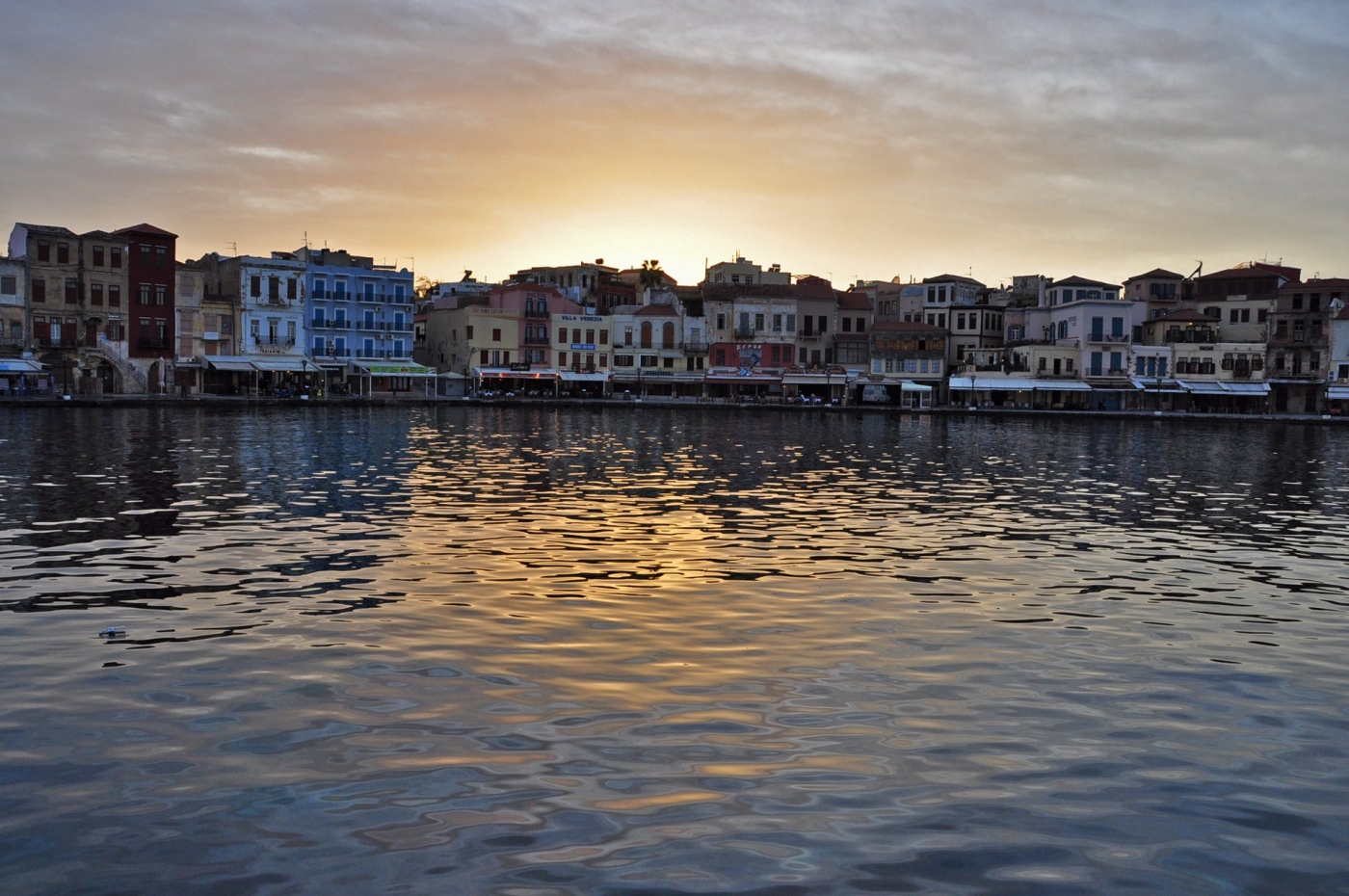 Chania Town at Evening
