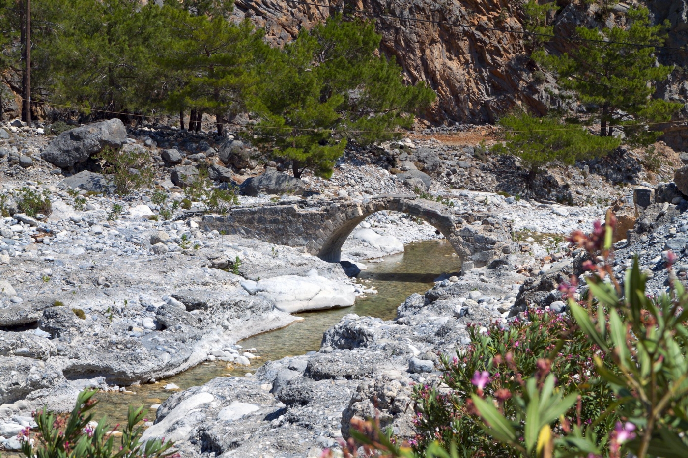 Samaria gorge, Crete island, Greece