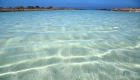 Seascape with crystal shallow waters Elafonisi Crete